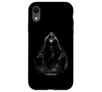 Custodia per iPhone XR Freyja Dea norrena con nebbia di gatti