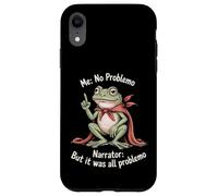 Custodia per iPhone XR Frog Meme Me No Problemo It Was All Problemo Funny Men Women