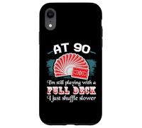 Custodia per iPhone XR Full Deck Compleanno Camicie 90° Compleanno Novant'anni