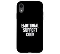 Custodia per iPhone XR Fun Emotional Support Cook Therapy Joke