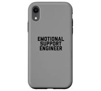 Custodia per iPhone XR Fun Emotional Support Engineer Job Occupation Therapy Joke