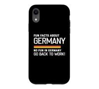 Custodia per iPhone XR Fun Facts about Germany no fun in Germania go back to work