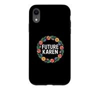 Custodia per iPhone XR Fun Future Karen Sister Aunt Joke Meme