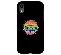 Custodia per iPhone XR Fun Hangry Hangry Hippies Colorful Design
