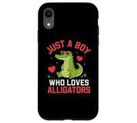 Custodia per iPhone XR Funny Animal Crocodile, Just a boy who loves Alligators