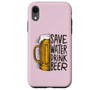 Custodia per iPhone XR Funny Bar Alcohol Drinking Party Beer Brew Craft Cerveza