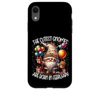 Custodia per iPhone XR Funny Birthday Gnome The Cutest Gnomes Are Born In February