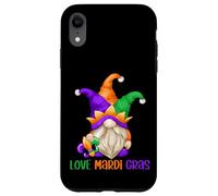Custodia per iPhone XR Funny Carnival Gnome With Fool Cap For Girls Love Mardi Gras