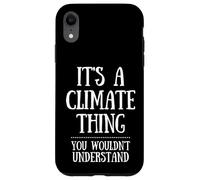 Custodia per iPhone XR Funny Climate Politics Activist Planet Future Progressive