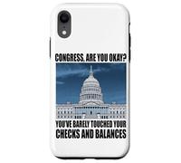 Custodia per iPhone XR Funny Congress US Capitol Politics Joke Washington DC Humor