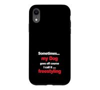 Custodia per iPhone XR Funny Dog Agility - quando il mio cane va fuori corso, freestyling
