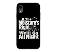 Custodia per iPhone XR Funny Farm Moisture Harvest Crew Umorismo