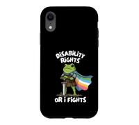 Custodia per iPhone XR Funny Fight Until Disability Rights Medieval Frog Meme
