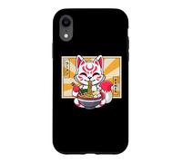 Custodia per iPhone XR Funny Kawaii Ramen Kids Kitsune Nine Tailed Lover
