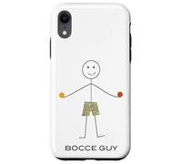 Custodia per iPhone XR Funny Men Bocce Ball, Boy Bocci Gifts