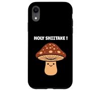 Custodia per iPhone XR Funny minimalist mushroom simple holy shiitake