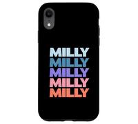 Custodia per iPhone XR Funny Modern Repeated Text Design Milly