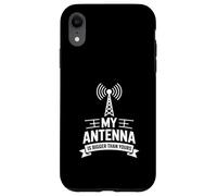 Custodia per iPhone XR Funny My Antenna Is Bigger Than Yours Radio