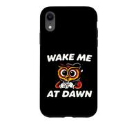 Custodia per iPhone XR Funny Night Owl Coffee Wake Me At Dawn Morning Sarcasm