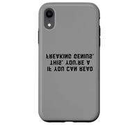 Custodia per iPhone XR Funny Optical Illusion Genius Design