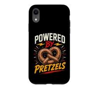 Custodia per iPhone XR Funny Pretzel Saying Humor Joke Gag Powered By