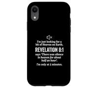 Custodia per iPhone XR Funny Revelation 8 1 Chiesa del silenzio in cielo
