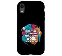 Custodia per iPhone XR Funny Rug Tufting Gun New Zealand Wool Addiction