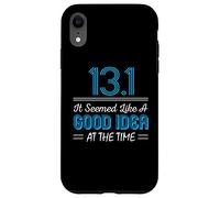 Custodia per iPhone XR Funny Running 13.1 Miles Half Marathon
