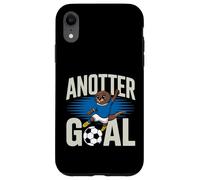 Custodia per iPhone XR Funny Soccer Animal - Anotter Goal Otter Soccer Player