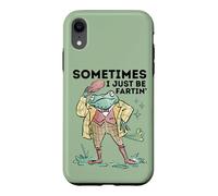 Custodia per iPhone XR Funny Sometimes I Just Be Fartin' Frog Graphic