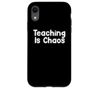 Custodia per iPhone XR Funny Teacher Humor Design Teaching School Life Energy