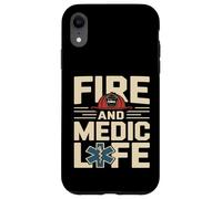 Custodia per iPhone XR Fuoco E Vita Medica Pompiere Paramedico EMS