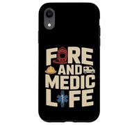 Custodia per iPhone XR Fuoco E Vita Medica Pompiere Paramedico EMS