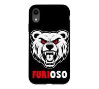 Custodia per iPhone XR FURIOSO Angry Bear Divertente gioco di parole in lingua spagnola