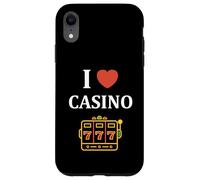 Custodia per iPhone XR Gambling Win jackpot luck gambler i love casino