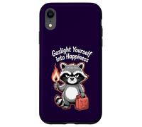 Custodia per iPhone XR Gaslight te stesso nella felicità divertente procione salute mentale