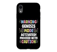 Custodia per iPhone XR GENESIS Personalized Name Funny Cute Custom GENESIS Name
