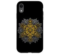 Custodia per iPhone XR Geometria sacra Chakra Mandala Energia Spirituale Zen Yoga