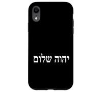 Custodia per iPhone XR Geova Shalom Ebraico "Il Signore è la nostra pace" Nome di Dio
