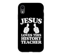 Custodia per iPhone XR Gesù ama questo gruppo di chiesa cristiana insegnante di storia