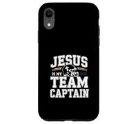 Custodia per iPhone XR Gesù è il capitano della mia squadra Football