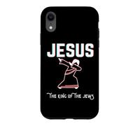 Custodia per iPhone XR Gesù il re degli ebrei Dio cristiano Natale Pasqua