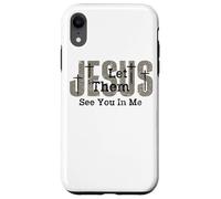 Custodia per iPhone XR Gesù lasciò che affondasse nel messaggio religioso
