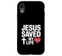 Custodia per iPhone XR Gesù Saved My Life Christian Faith