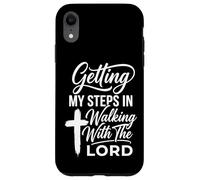 Custodia per iPhone XR Getting My Steps In Walking With The Lord