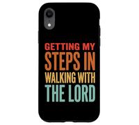 Custodia per iPhone XR Getting My Steps In Walking With The Lord