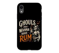 Custodia per iPhone XR Ghouls vuole solo avere rum divertente bere Halloween