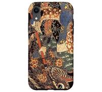 Custodia per iPhone XR Giapponese Art Woodblock Miyamoto Musashi Samurai Giant Nue