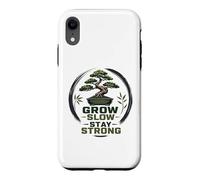 Custodia per iPhone XR Giapponese Bonsaï arbre plante Motivations Bonsaï