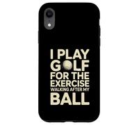 Custodia per iPhone XR Gioco a golf per l'esercizio camminando dopo la mia palla